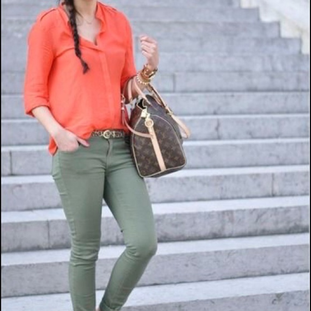 Great Liz Claiborne , coral color, size XL